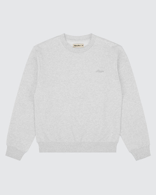 Essential Crewneck | Heather Grey